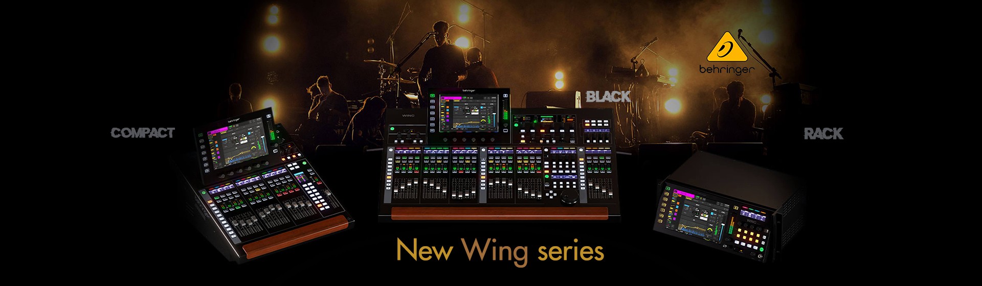 NEW Wing Series, Compact, Rack, Black, Behringer 